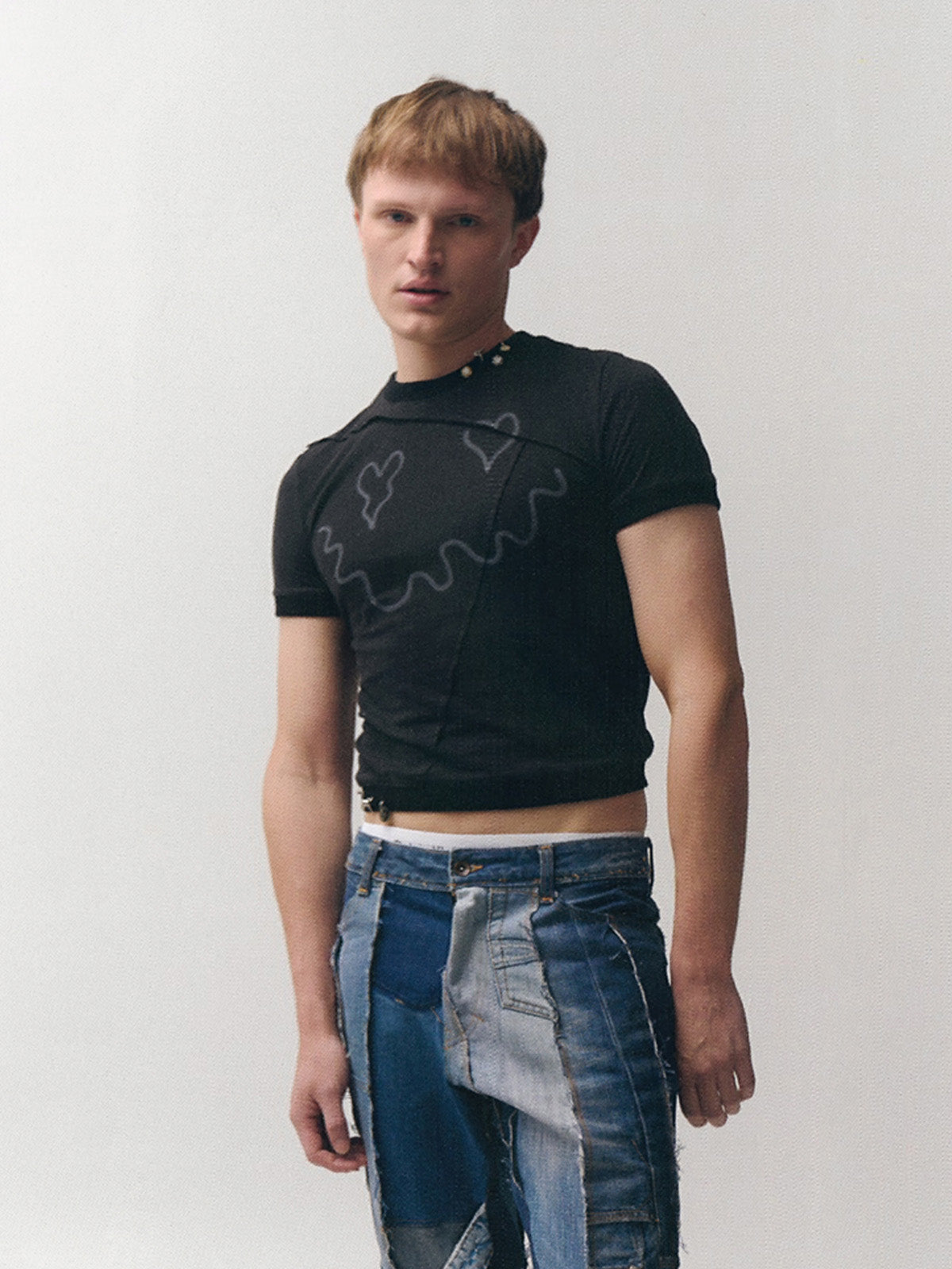 AIRBRUSH TEE BLACK