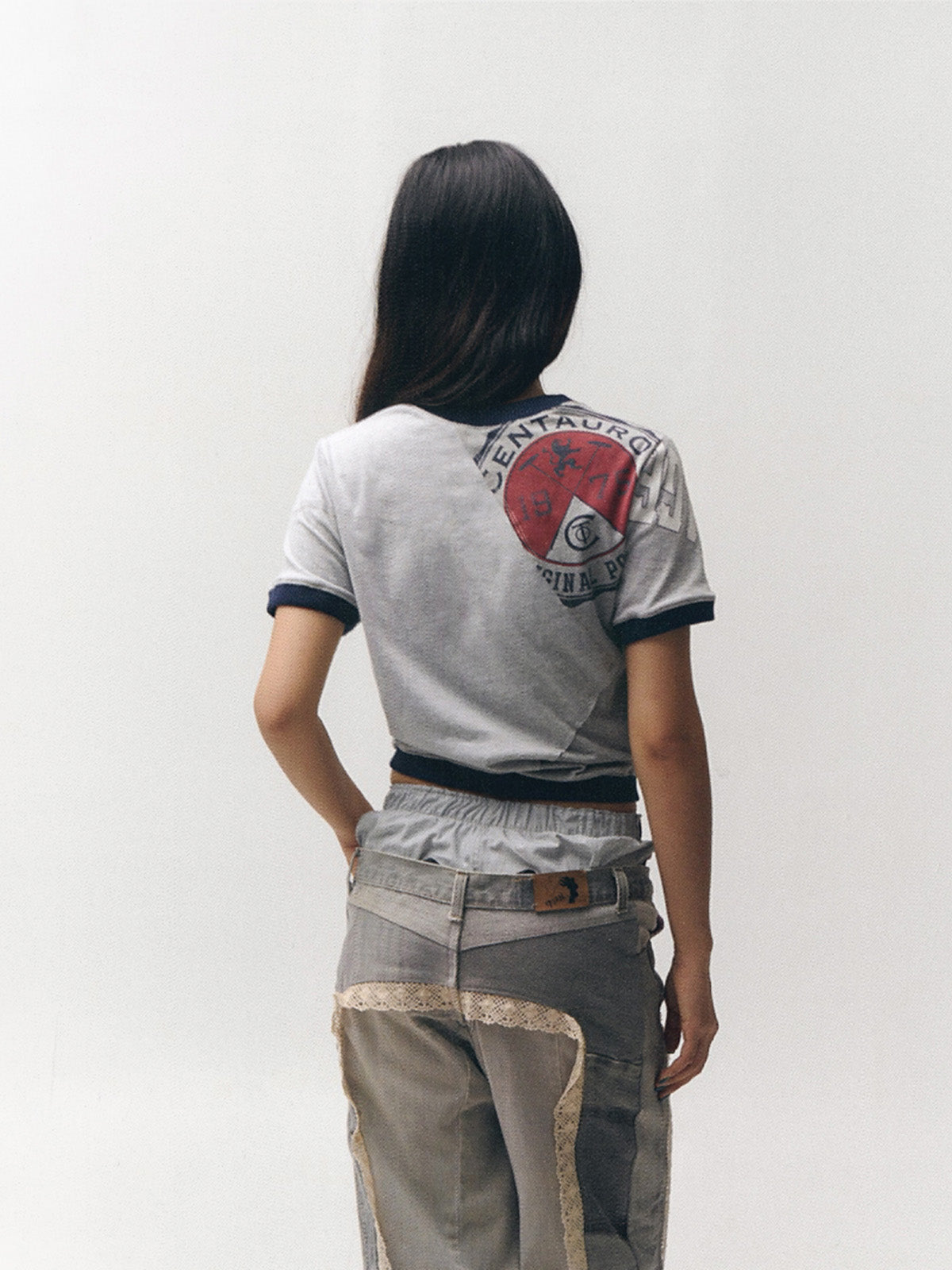 AIRBRUSH TEE GREY