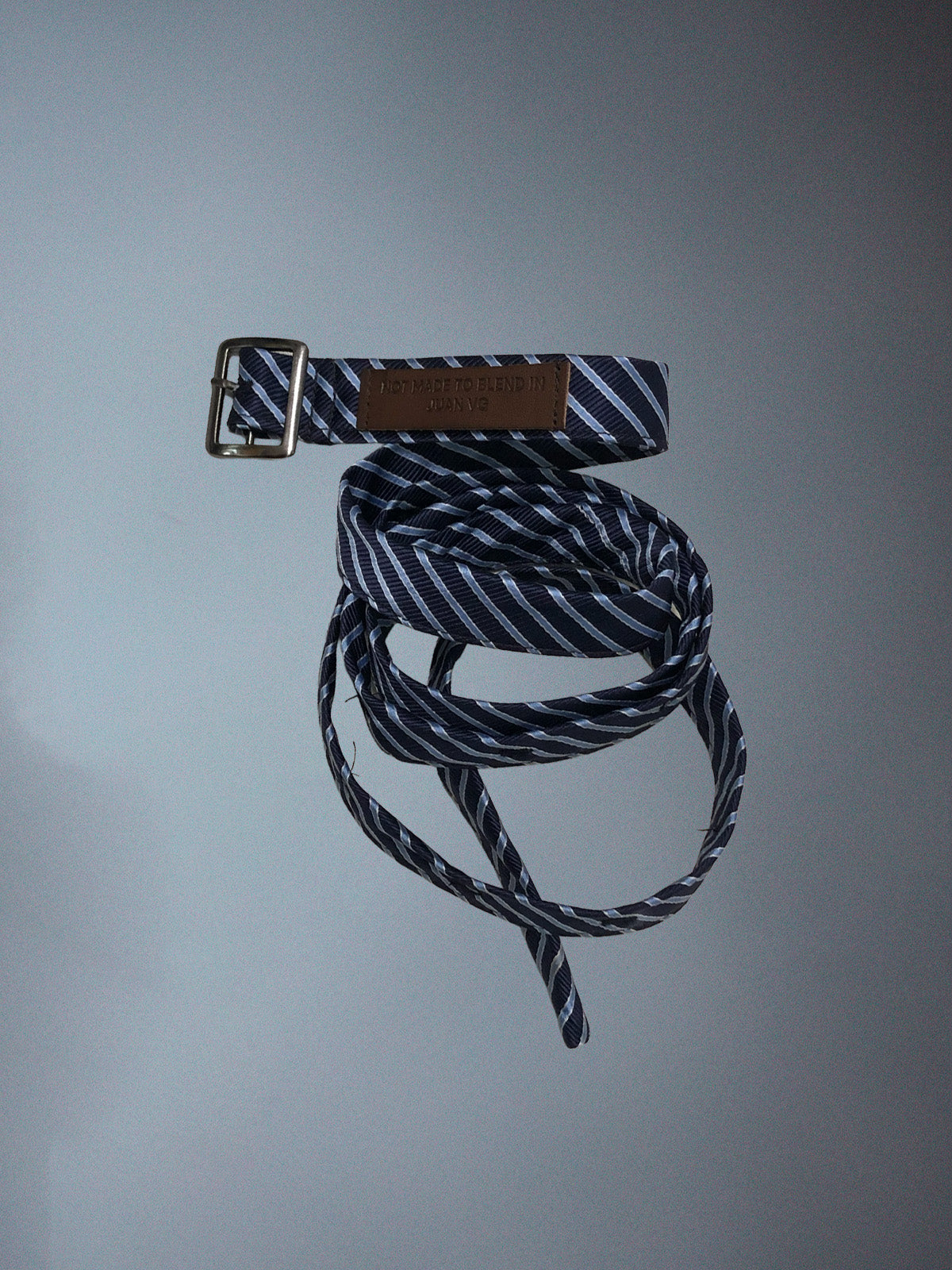 SLIM BELT BLUE STRIPES