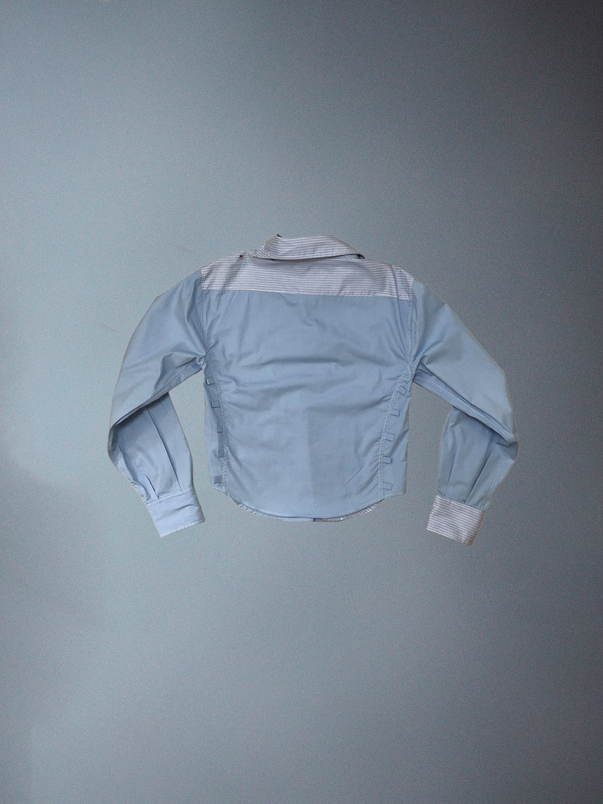 ASYMMETRICAL BLUE SHIRT