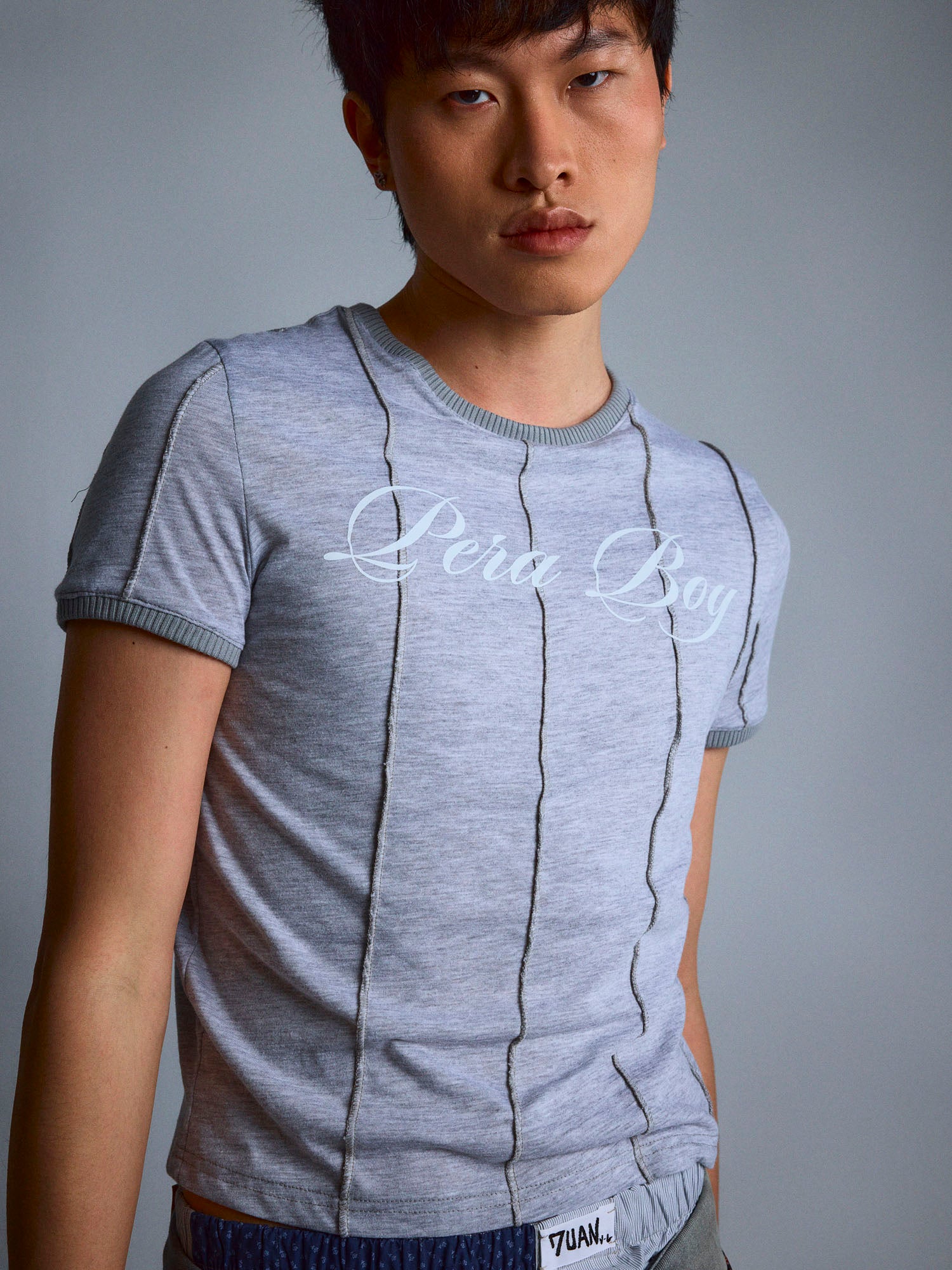 PERA BOY GREY TEE
