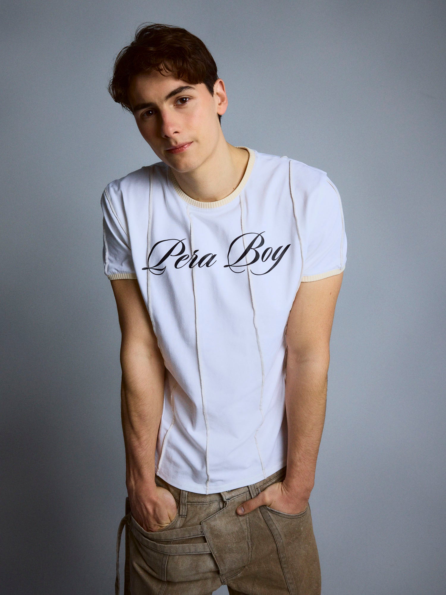 PERA BOY WHITE TEE
